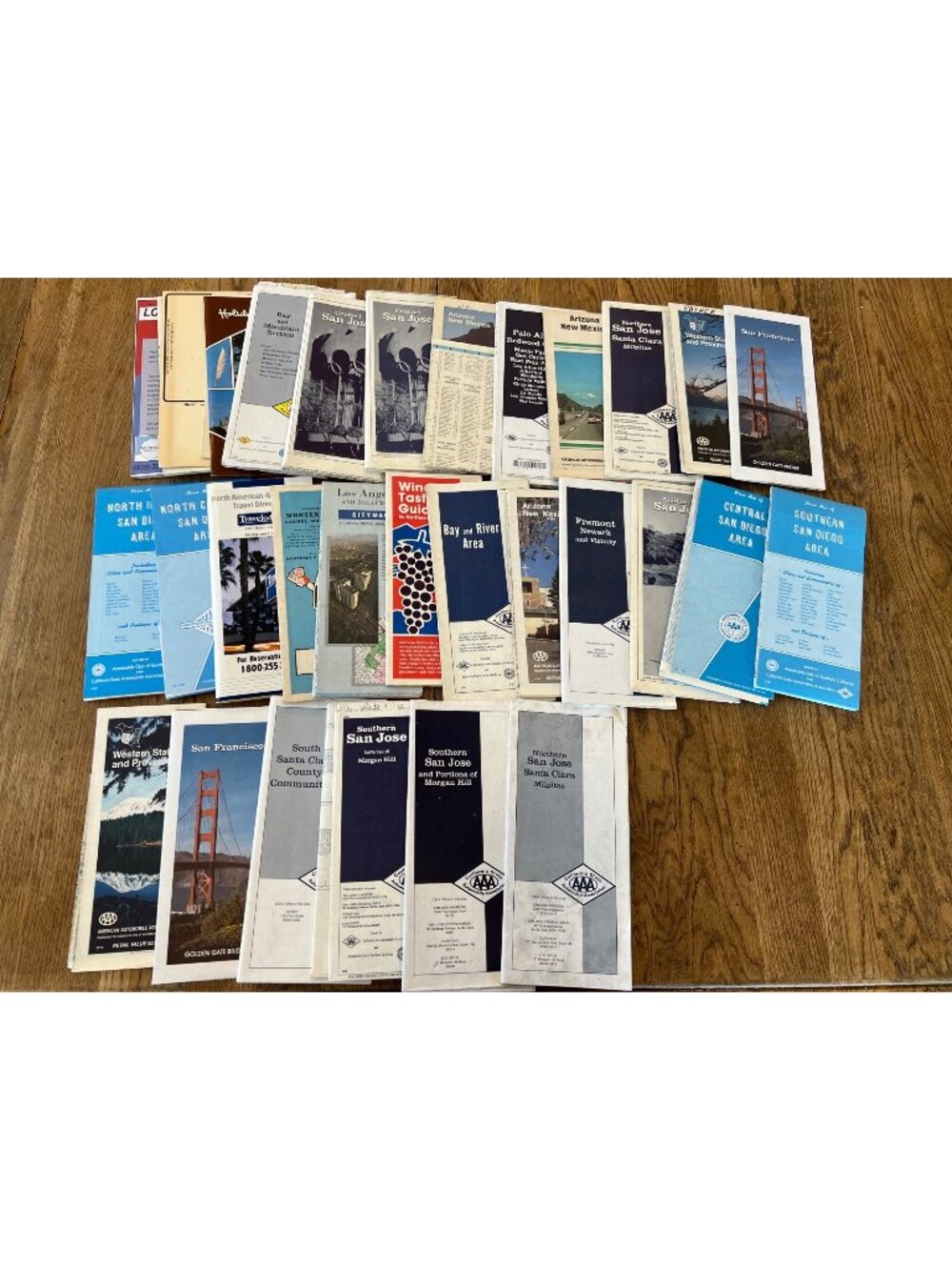 Vintage AAA Travel Maps & Guides Lot California & Southwest Road Trip Ephemera